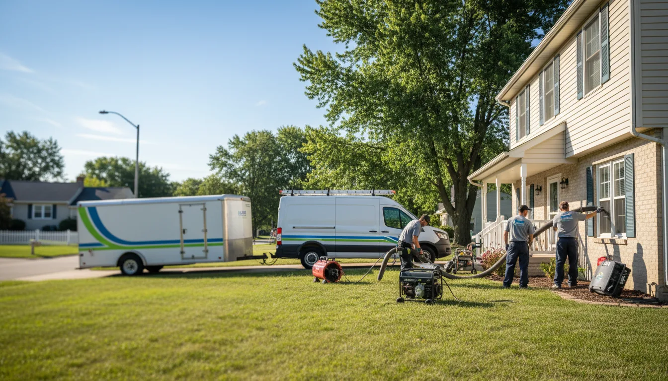 Flooded Basement Restoration And Cleanup With Repair in Ferryville, WI near me